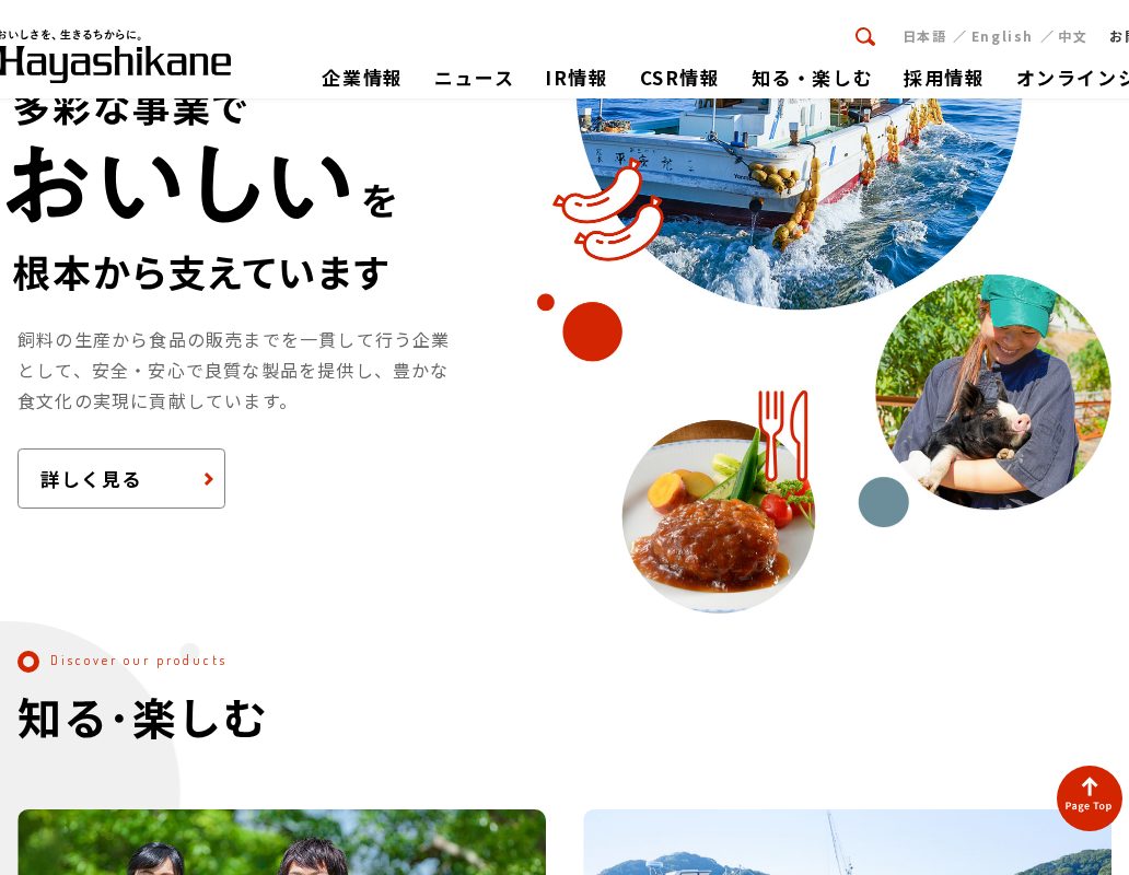 林兼産業株式会社 - 保存されたスクリーンショット