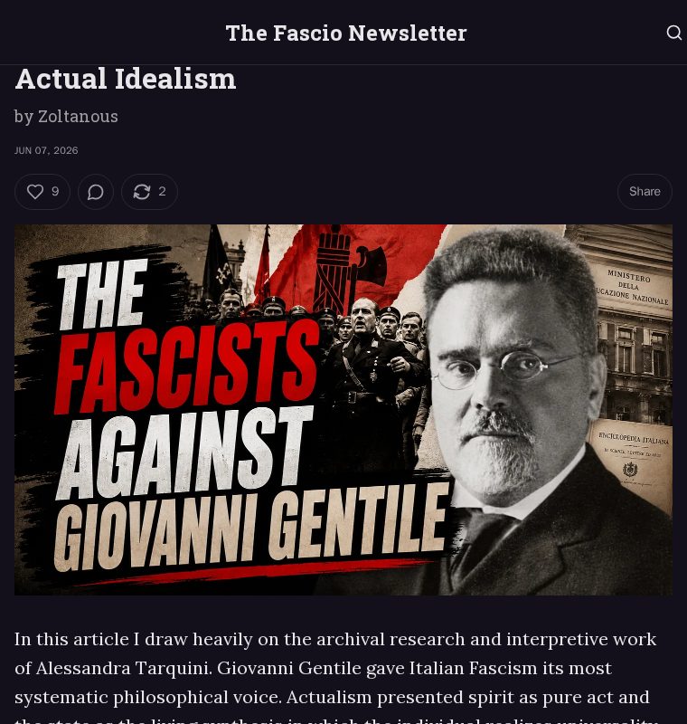 The Fascists Against Giovanni Gentile and Actual Idealism - 保存されたスクリーンショット