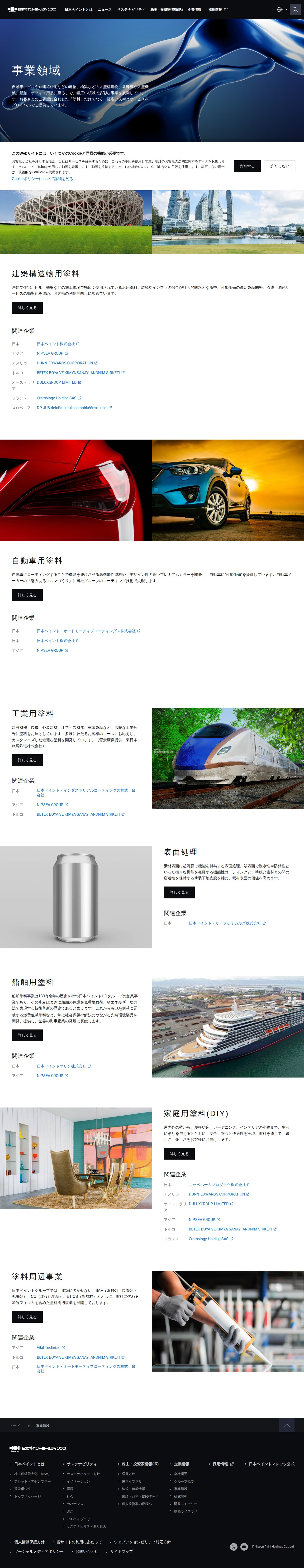 事業領域 | 日本ペイントホールディングス - 保存されたスクリーンショット