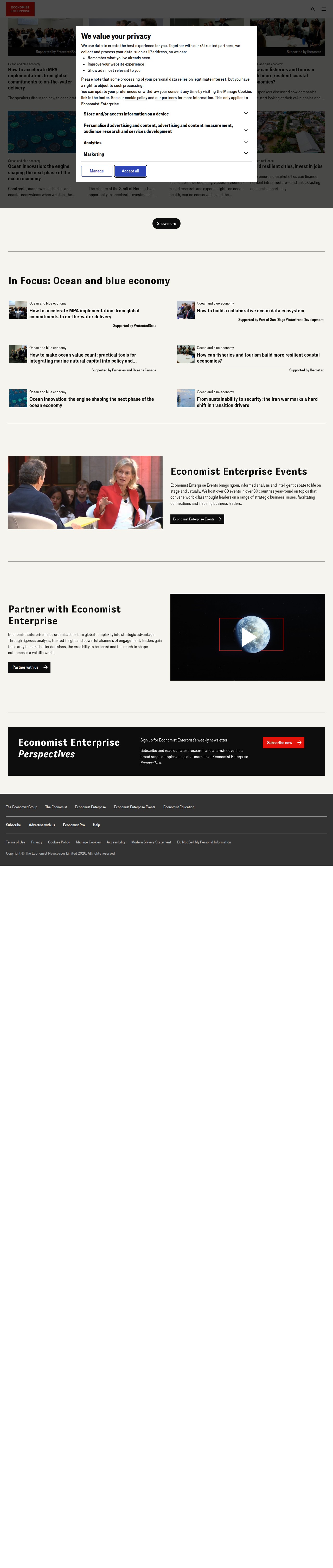 Energy & Environment | Economist Enterprise - 保存されたスクリーンショット