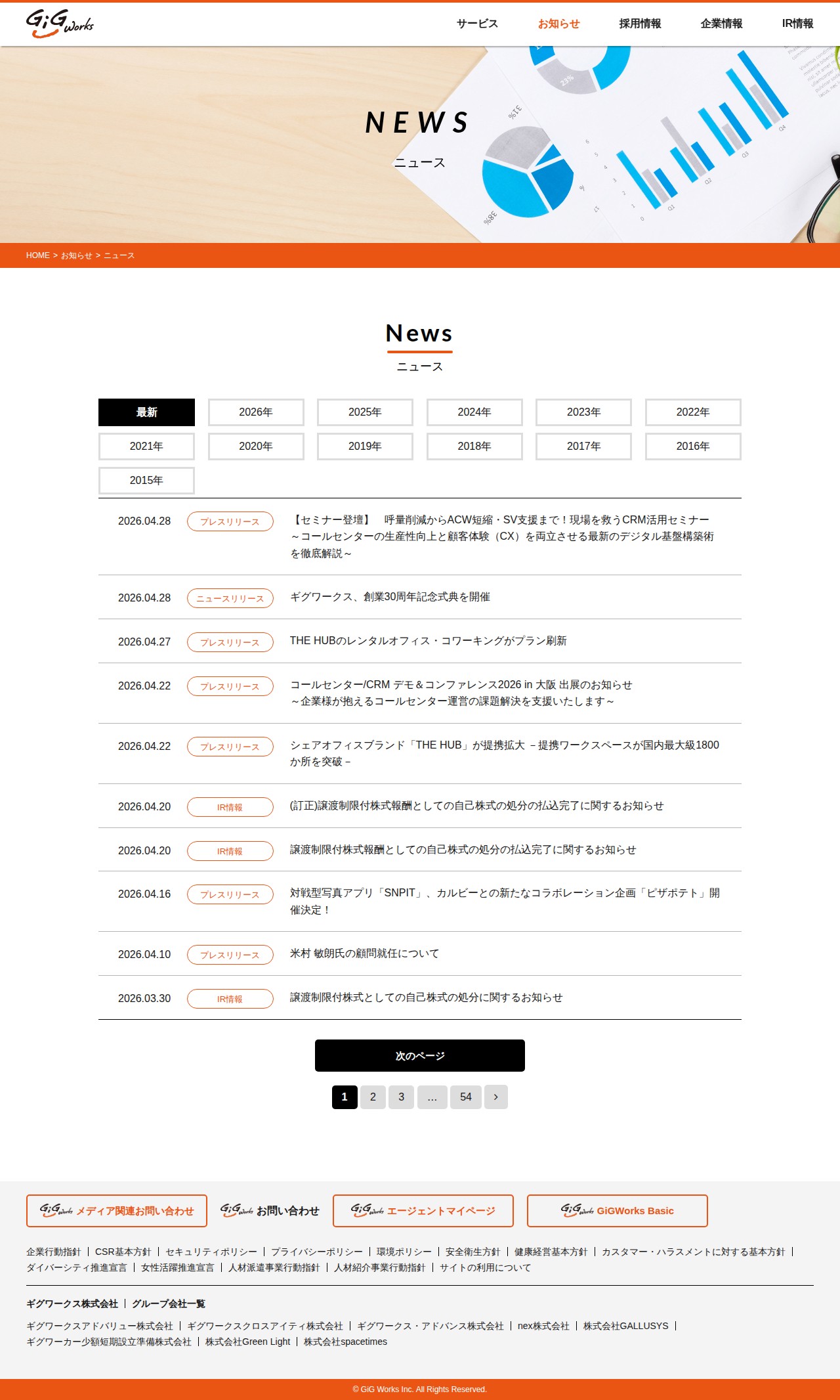 ニュース|GiGWorks(ギグワークス株式会社) | GiGWorks(ギグワークス株式会社) - 保存されたスクリーンショット