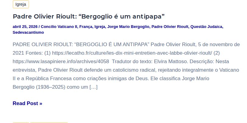 Arquivo de Padre Olivier Rioult - O Recolhedor - 保存されたスクリーンショット