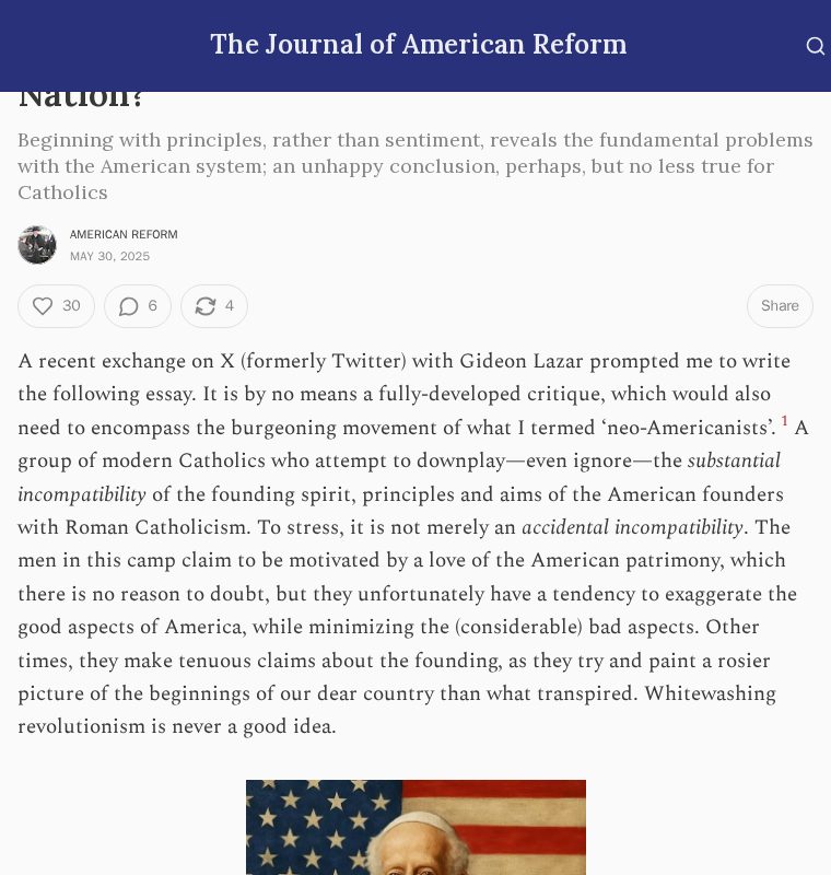Contra Lazar: is America really a Christian nation? - 保存されたスクリーンショット