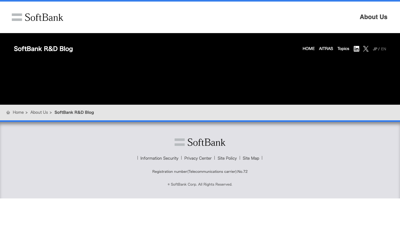 SoftBank R&D Blog | SoftBank - 保存されたスクリーンショット