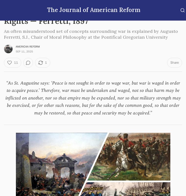 War, and Preventing or Avenging Violations of Rights — Ferretti, 1897 - Saved screenshot