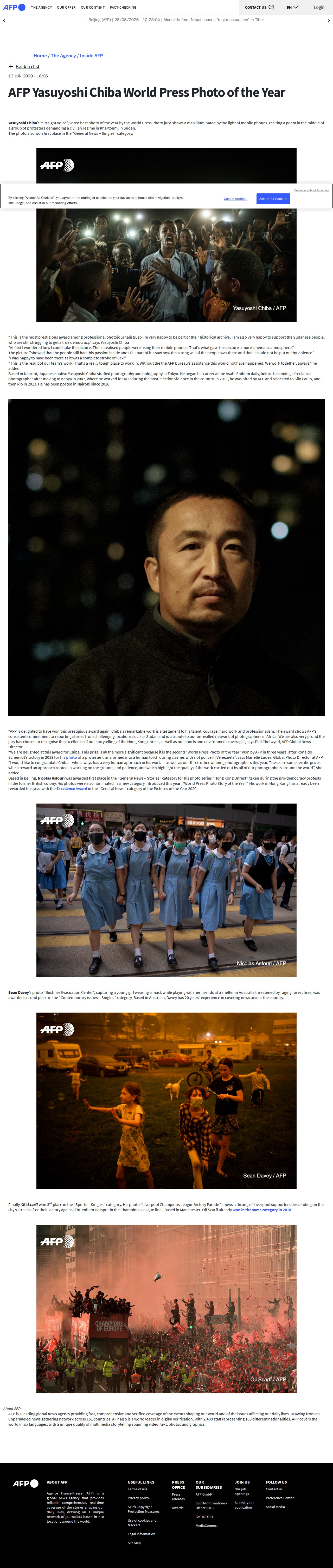 AFP Yasuyoshi Chiba World Press Photo of the Year | AFP.com - 保存されたスクリーンショット