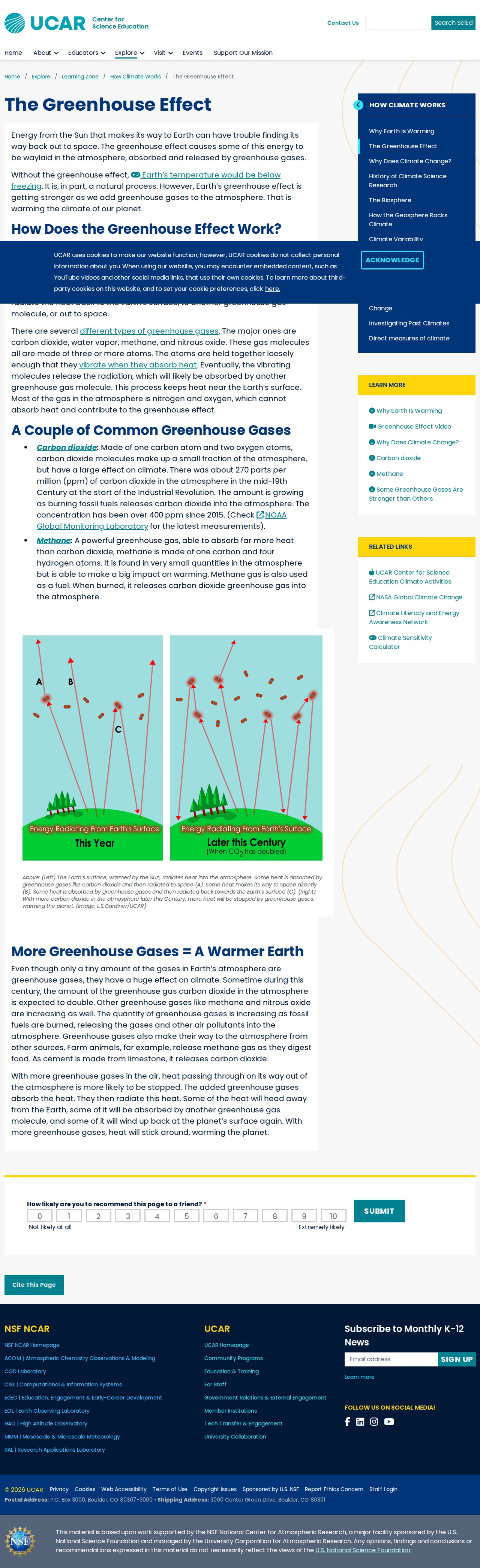 The Greenhouse Effect | Center for Science Education - 保存されたスクリーンショット