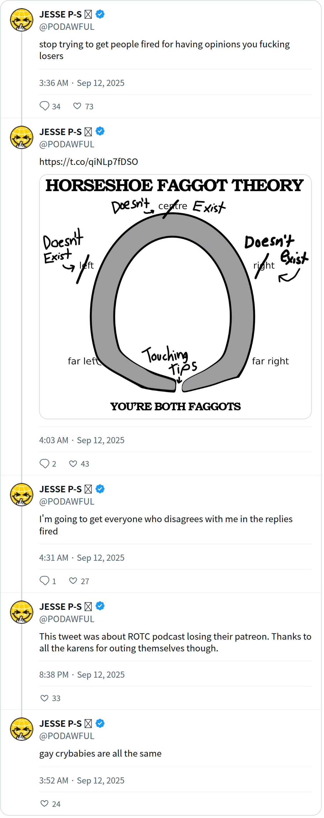 JESSE P-S (@PODAWFUL) - Saved screenshot