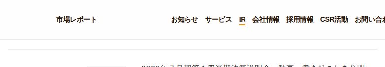投資家情報 | 株式会社ランドネット - 保存されたスクリーンショット