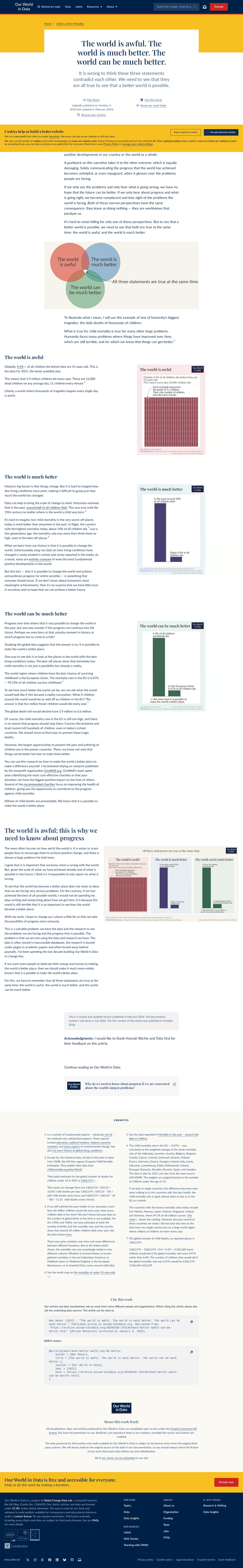 The world is awful. The world is much better. The world can be much better. | Our World in Data - 保存されたスクリーンショット